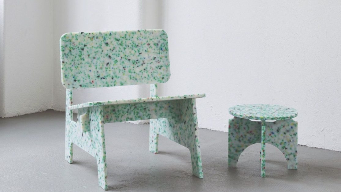 recycled plastic chair 