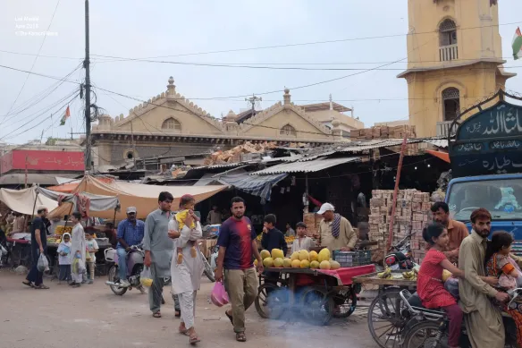 People shopping in Lee Market