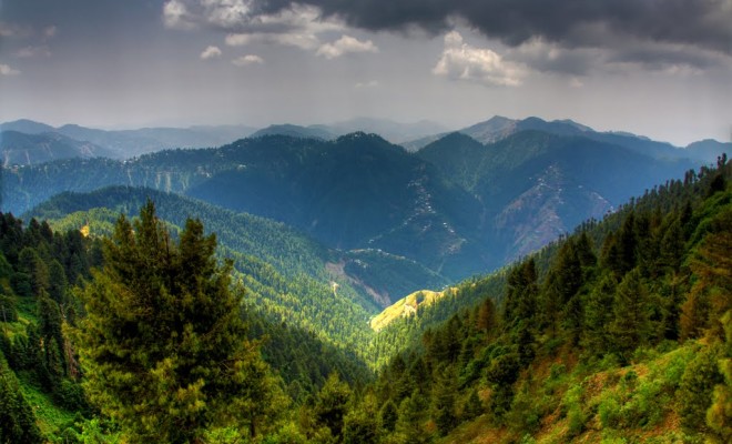 mountains view of nathia gali