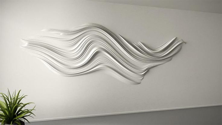 Artistic 3d wall design