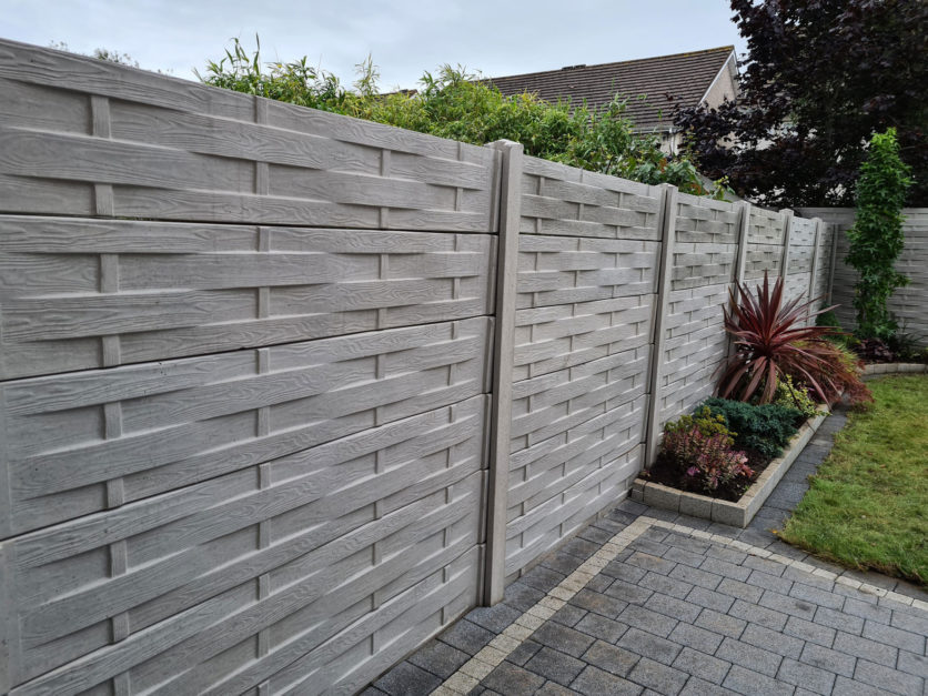 Concrete Fencing of a house