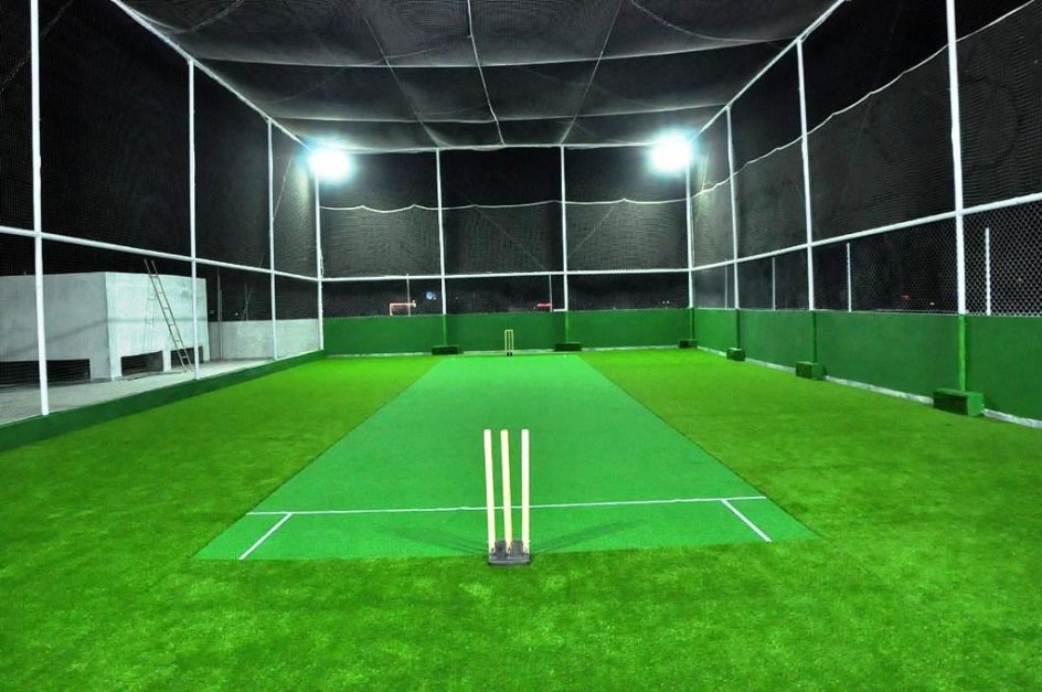 Indoor cricket space in Karachi