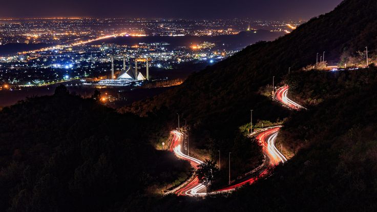 night time at Margalla Hills 