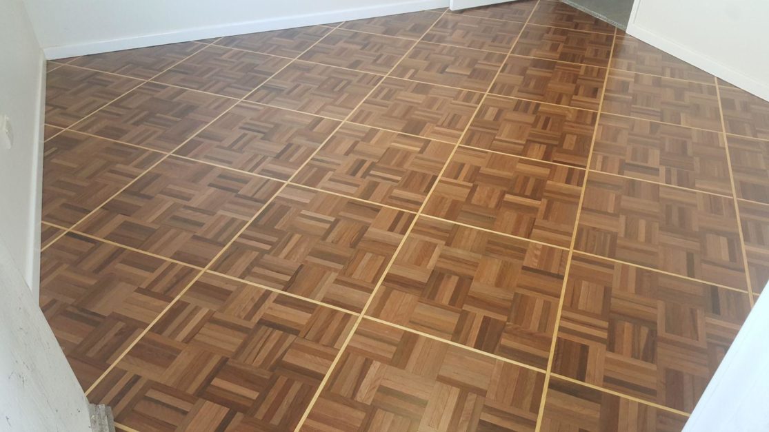 Mosaic parquet floor