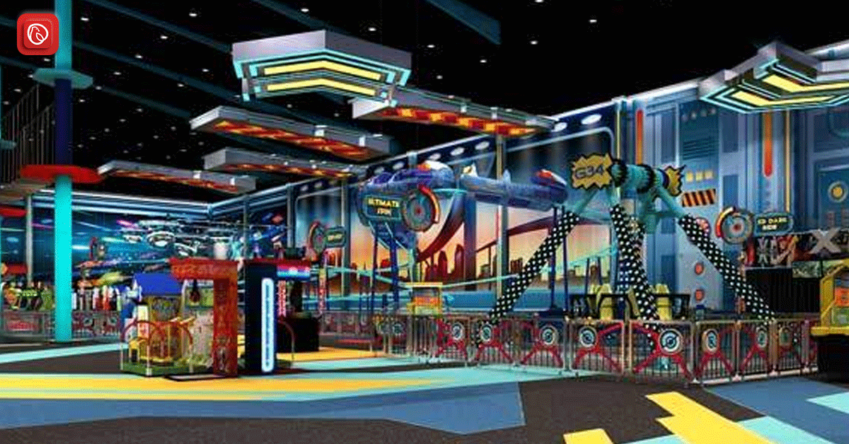 Entertainment rides at Onederland Karachi