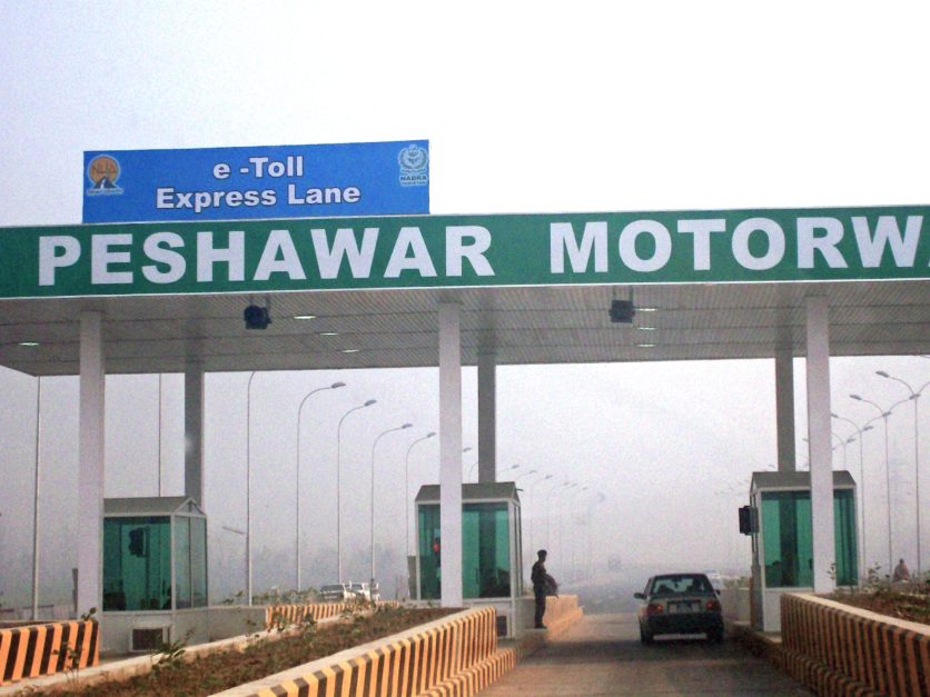 Peshawar Motorway toll plaza