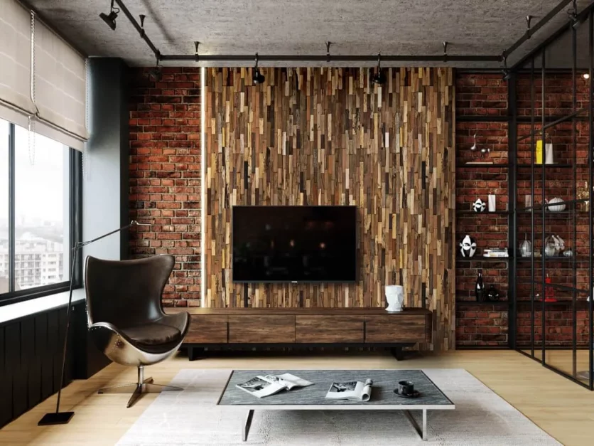 Rustic Stone 3d wall