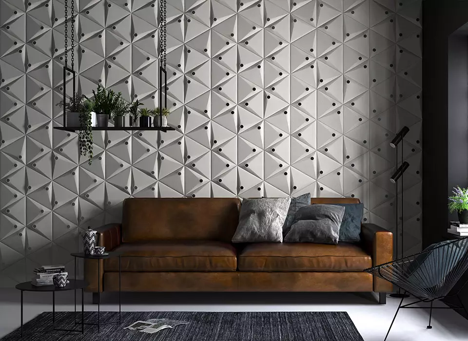 Textured 3D Wall Panel