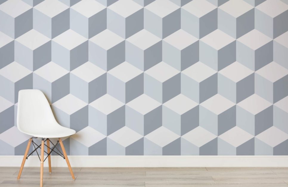 geometric 3d wall design