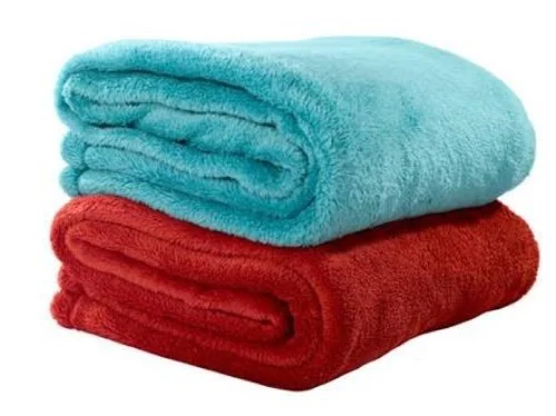 blue and red Coral Fleece Blankets