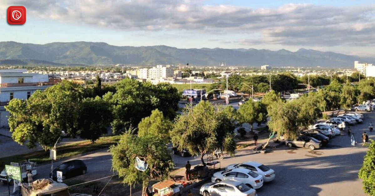 View of G11 Islamabad from Markaz