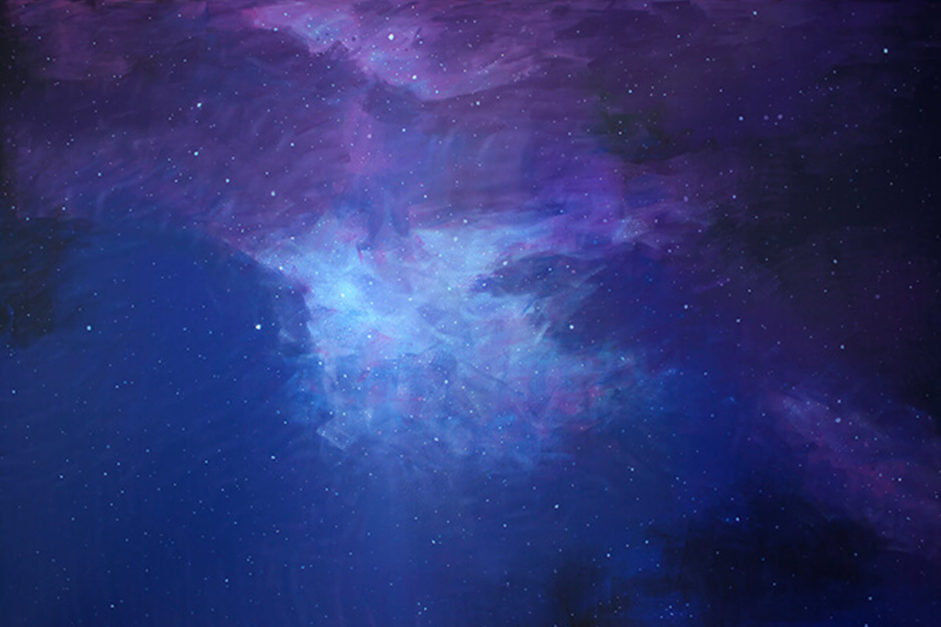 Galactic Sky wall paint