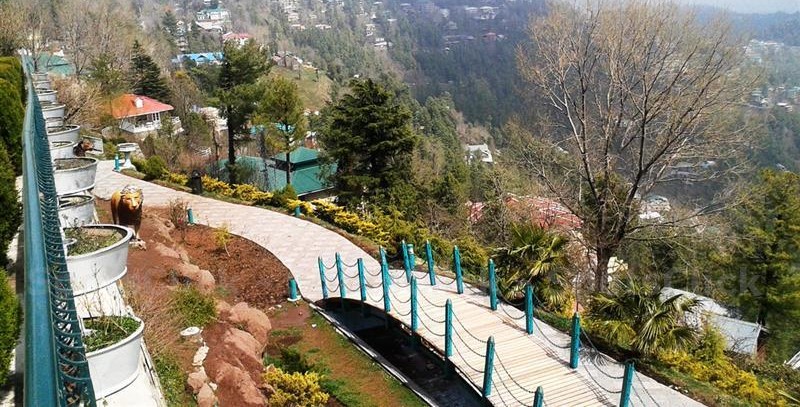 Recreational walking track in Park at Kashmir Point