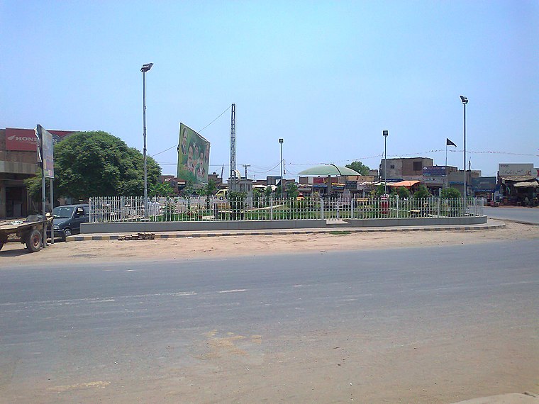 Roundabout in Kabirwala