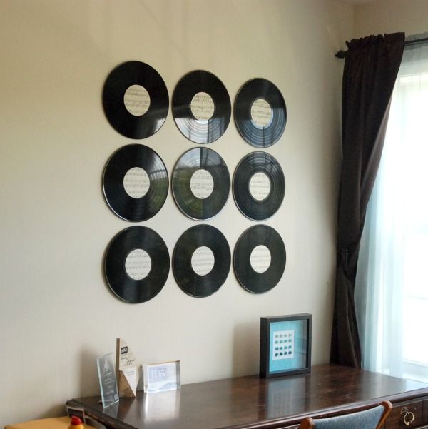 Vinyl Records as a wall art