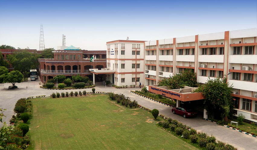 university aerial view