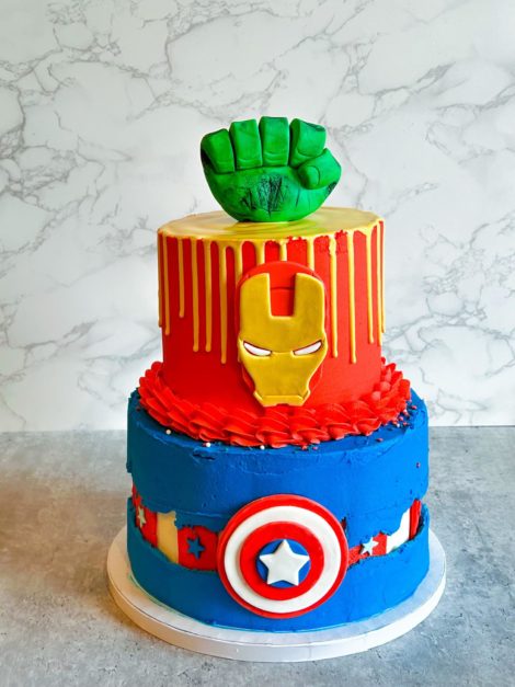 superhero birthday decor 