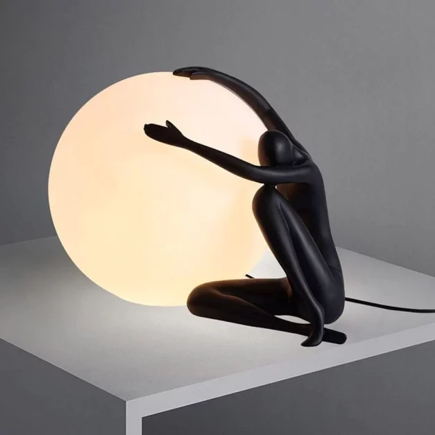 Artistic Sculptures side table lamp