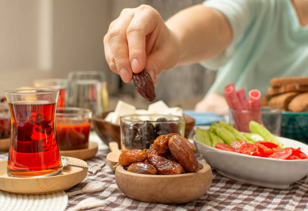 Iftar dishes served on a table