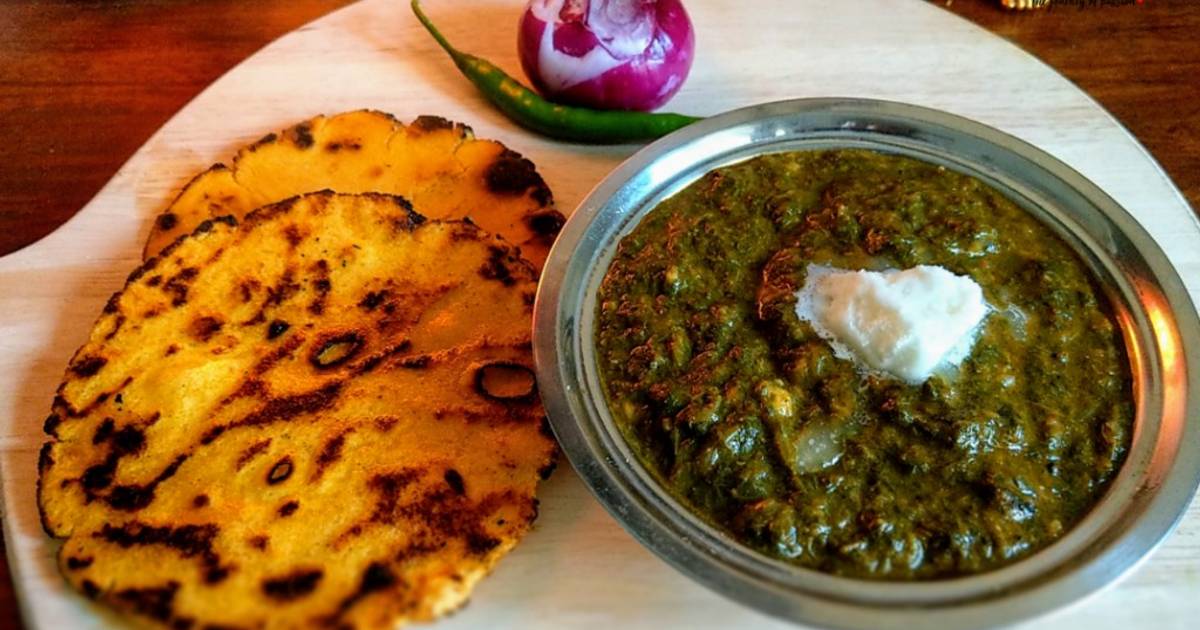 Sarson ka Saag with makki ki roti