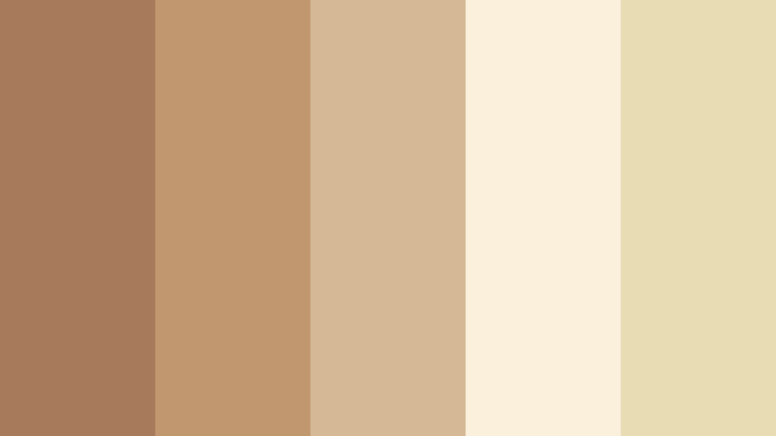 Beige colour shades 