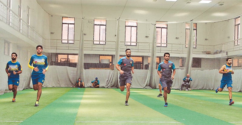 A gym at the new karachi stadium 