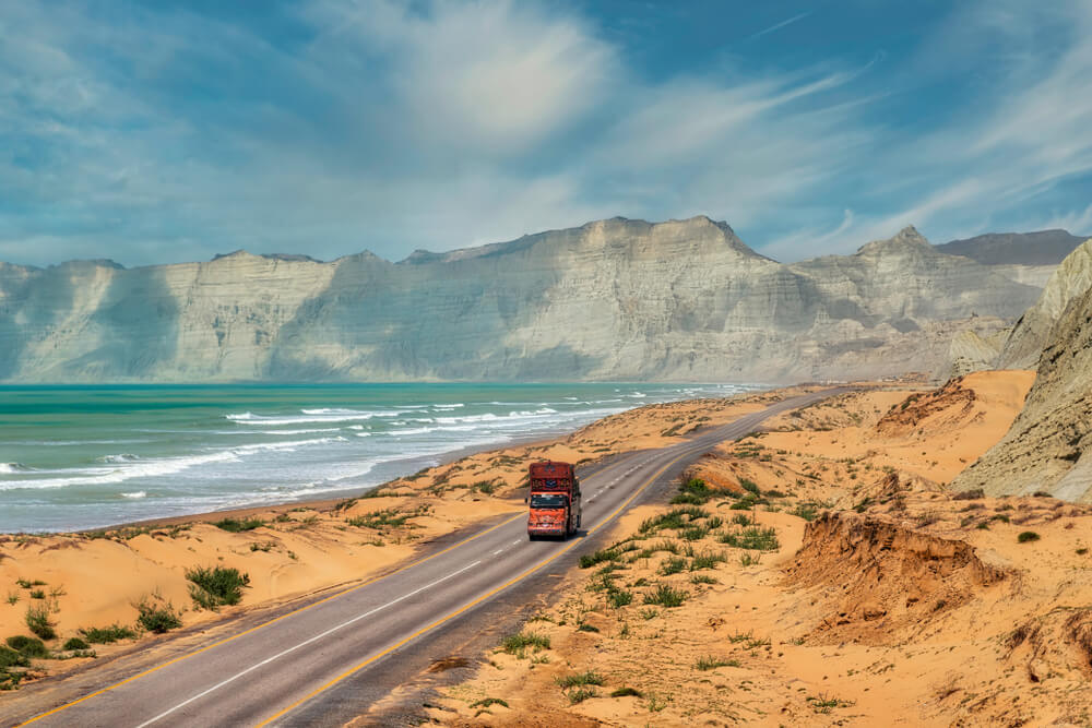 National highway in Balochistan