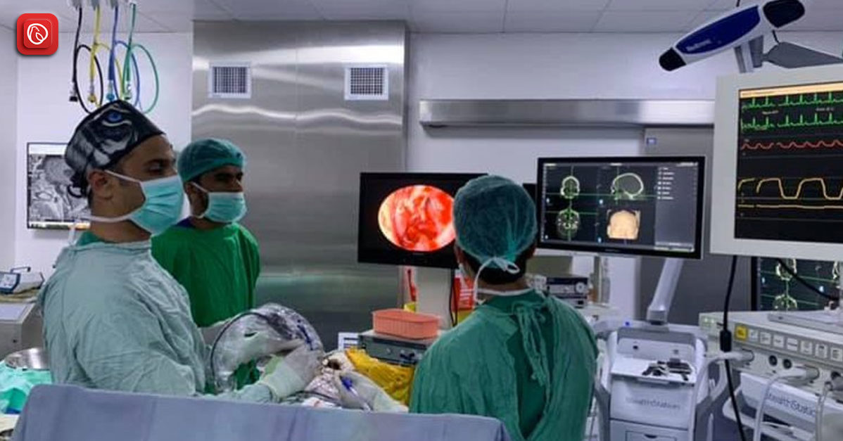 neurosurgeons at work