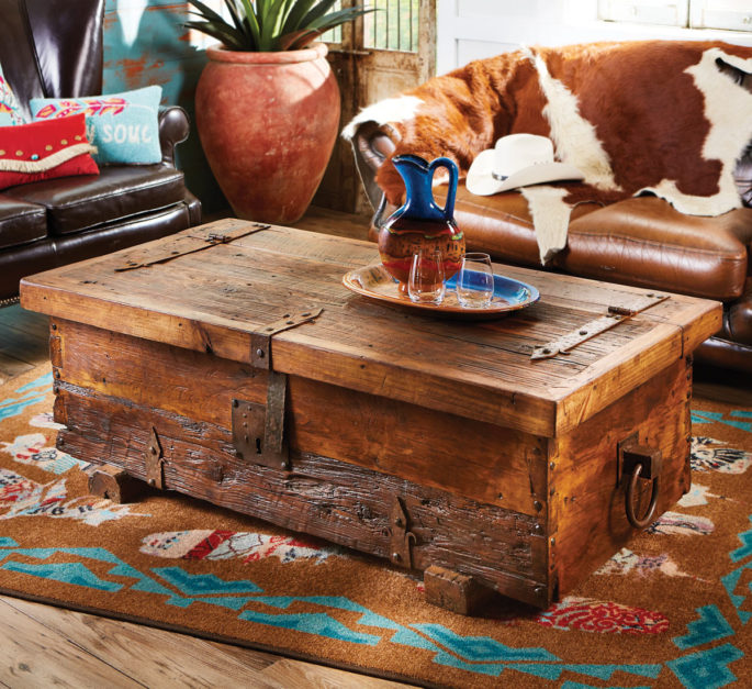 Rustic coffee table