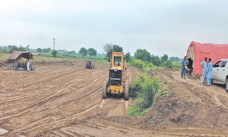 Sambrial Motorway construction