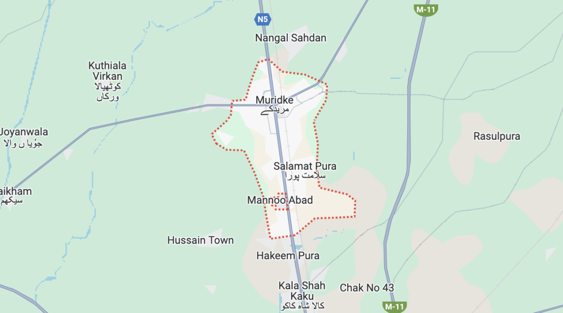 muridke map