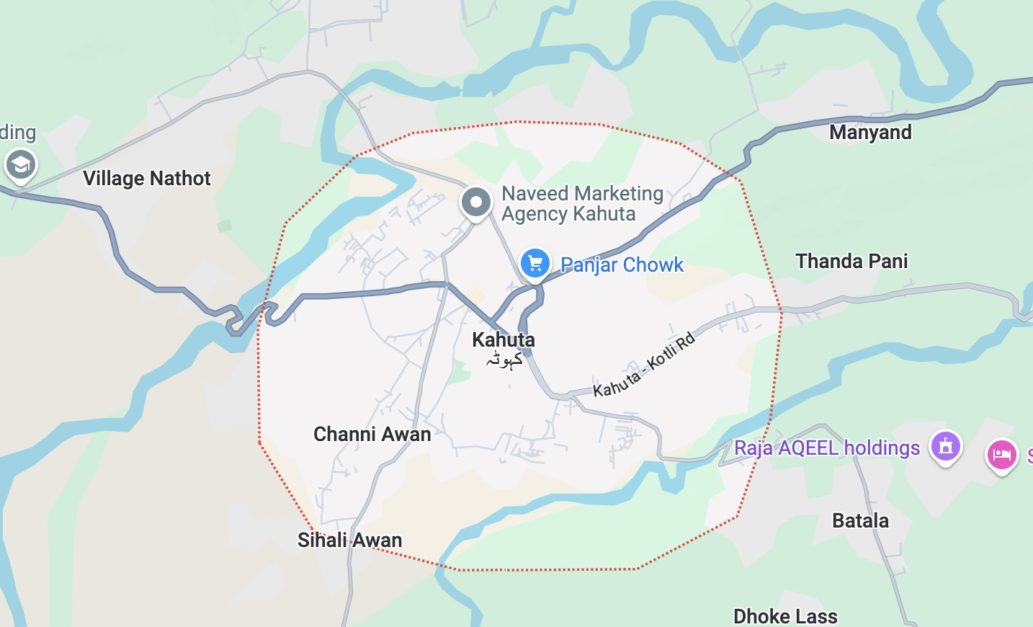 kahuta google map