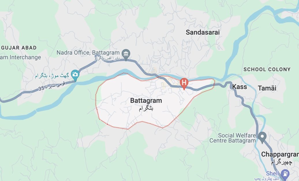 battagram map