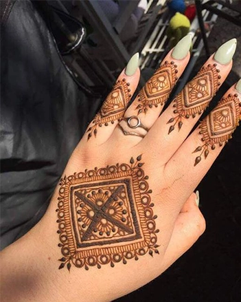 Diamond mehndi 