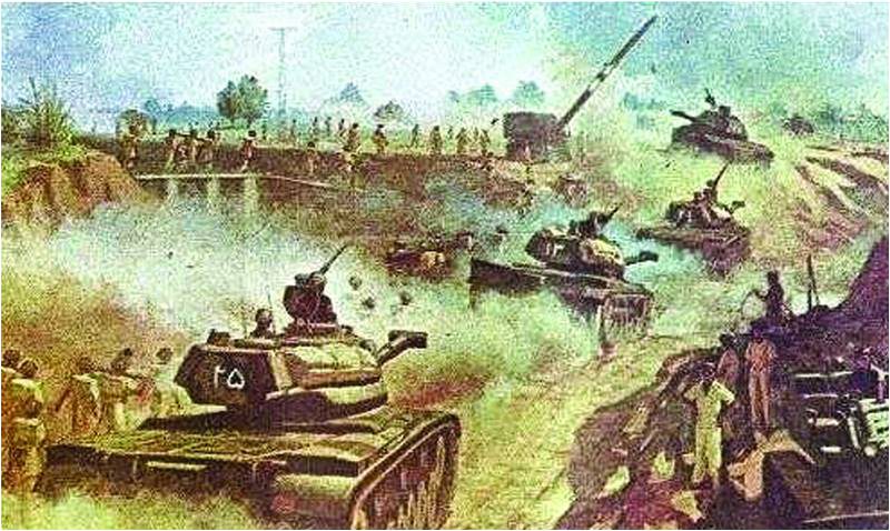 The Battle of Chawinda was fought between India and Pakistan