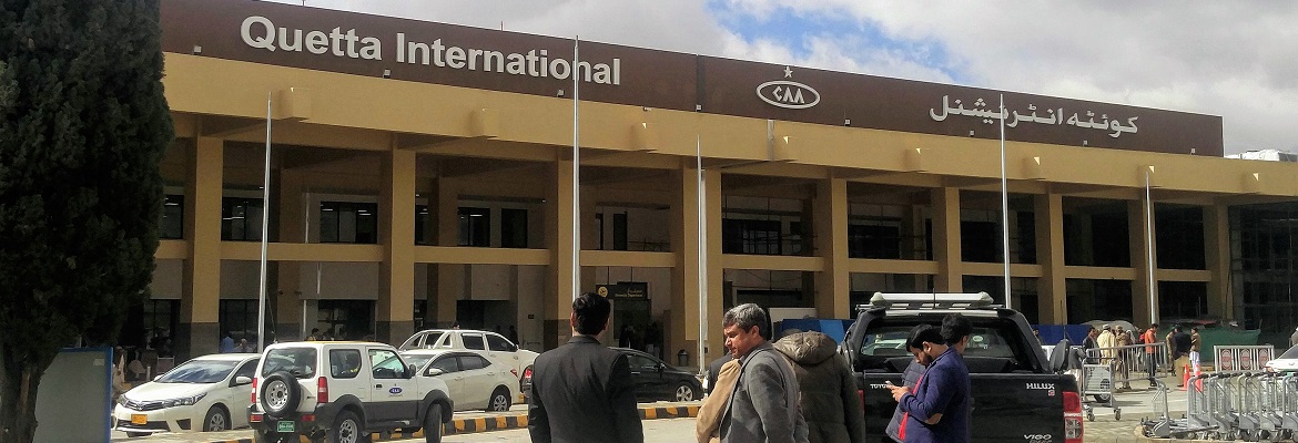 Quetta's largest airport 