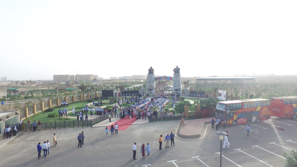 Aerial view of Dan Zoo Karachi