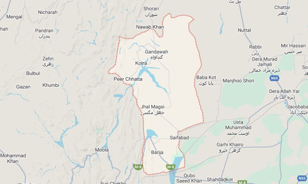 Jhal Magsi Map