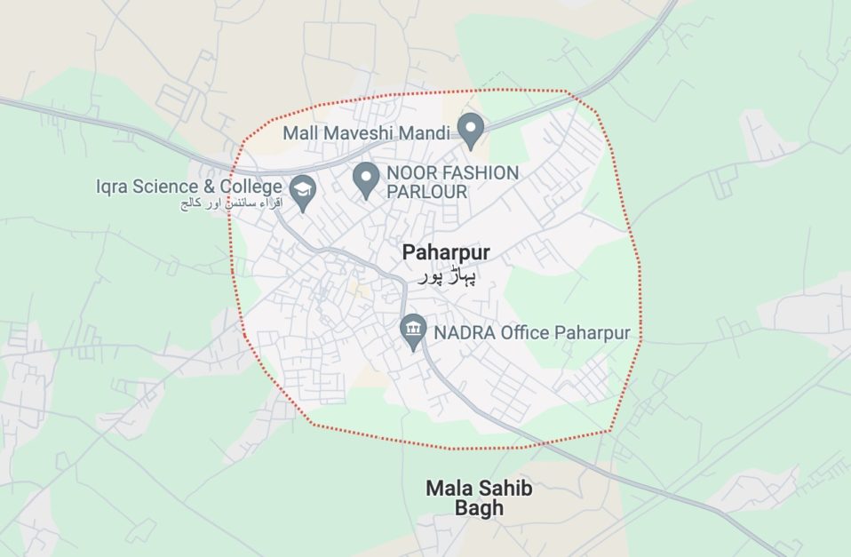 Paharpur map