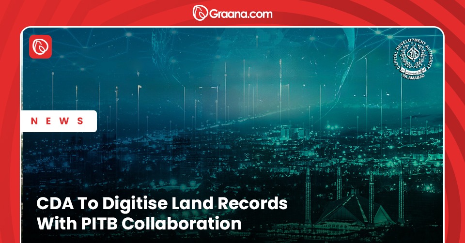 Transforming Islamabad! CDA & PITB team up to digitize land records. Modernizing CDA & citizen convenience