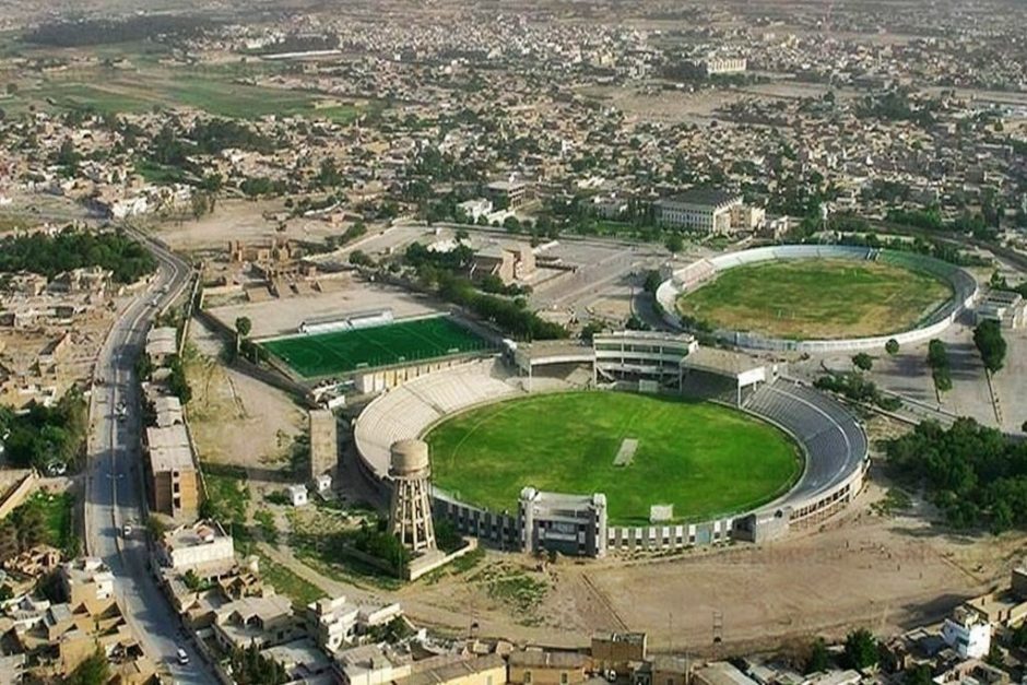 aerial view of ayub stadium