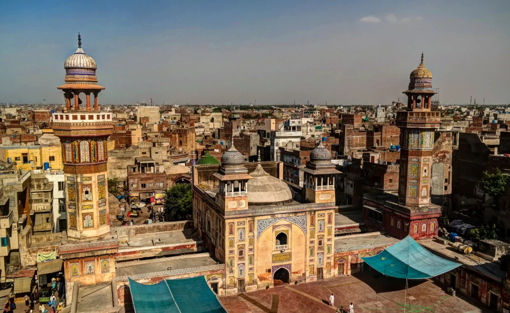 old Lahore aerial view