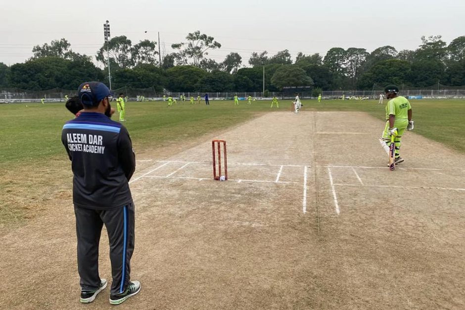 match at Aleem Dar Cricket Academy 