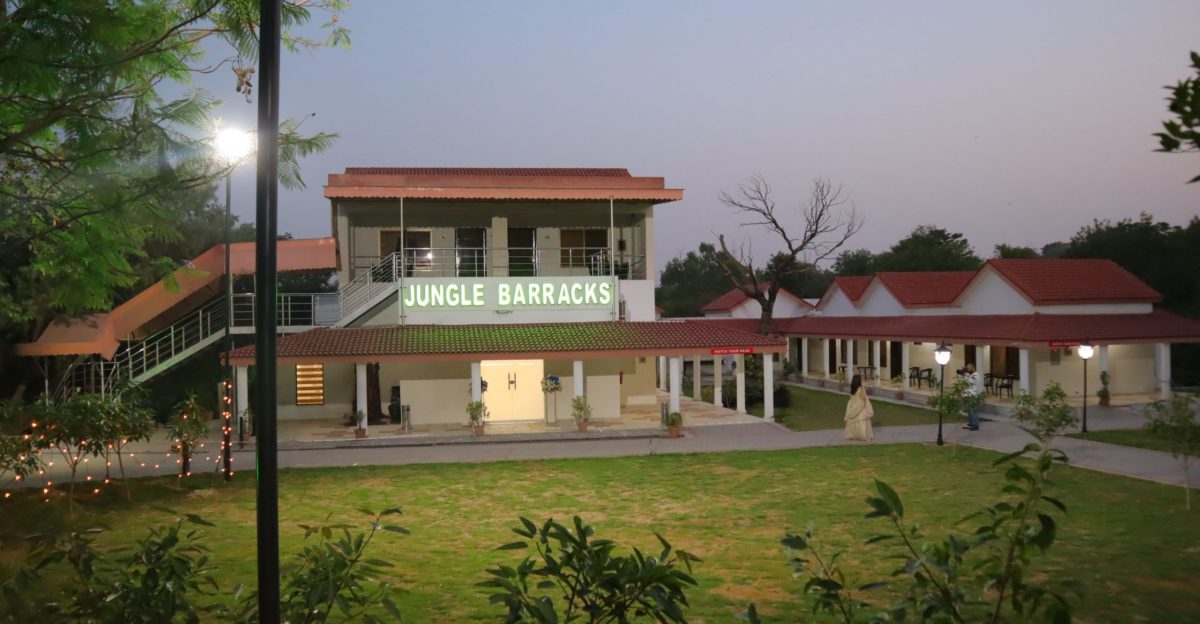 The jungle barracks are situated in Ayub Park, Rawalpindi.