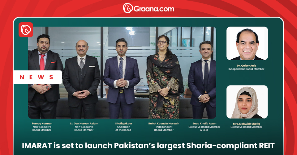 IMARAT launches Pakistan's largest Sharia-compliant REIT, offering secure, transparent real estate investments with global standards and expert leadership.