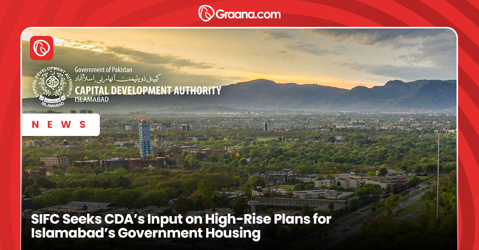 The SIFC proposes replacing Islamabad's government houses with high-rises to generate revenue, improve land use, and align with global urban development practices.