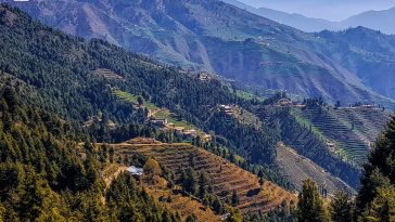 The landscape of Kabal constitutes the undulating hills