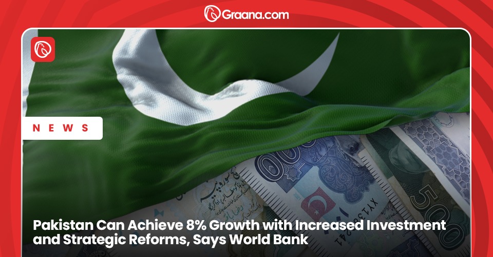 Pakistan can unlock 8% growth by boosting investment and improving fiscal policies, says World Bank’s Martin Raiser in a recent interview.