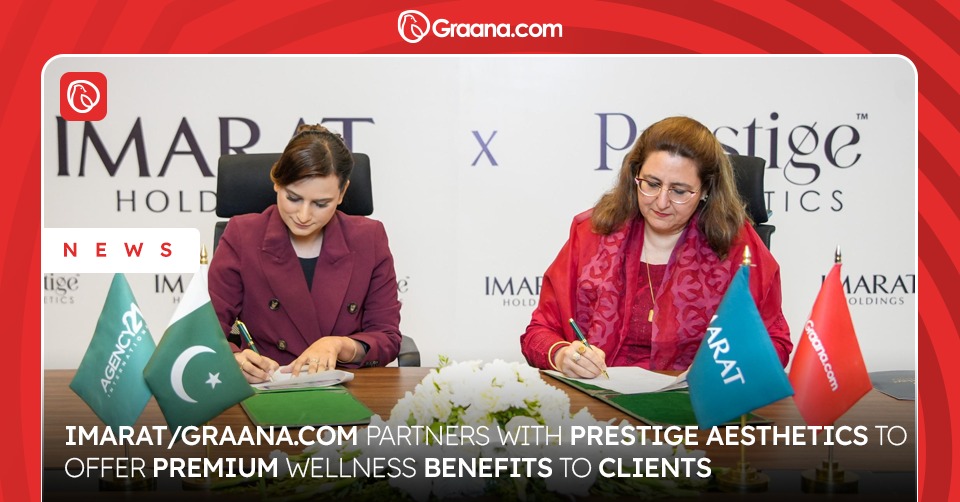 IMARAT/Graana.com Partners with Prestige Aesthetics to Offer Premium Wellness Benefits to Clients