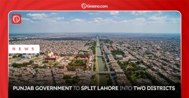 Lahore split into two districts